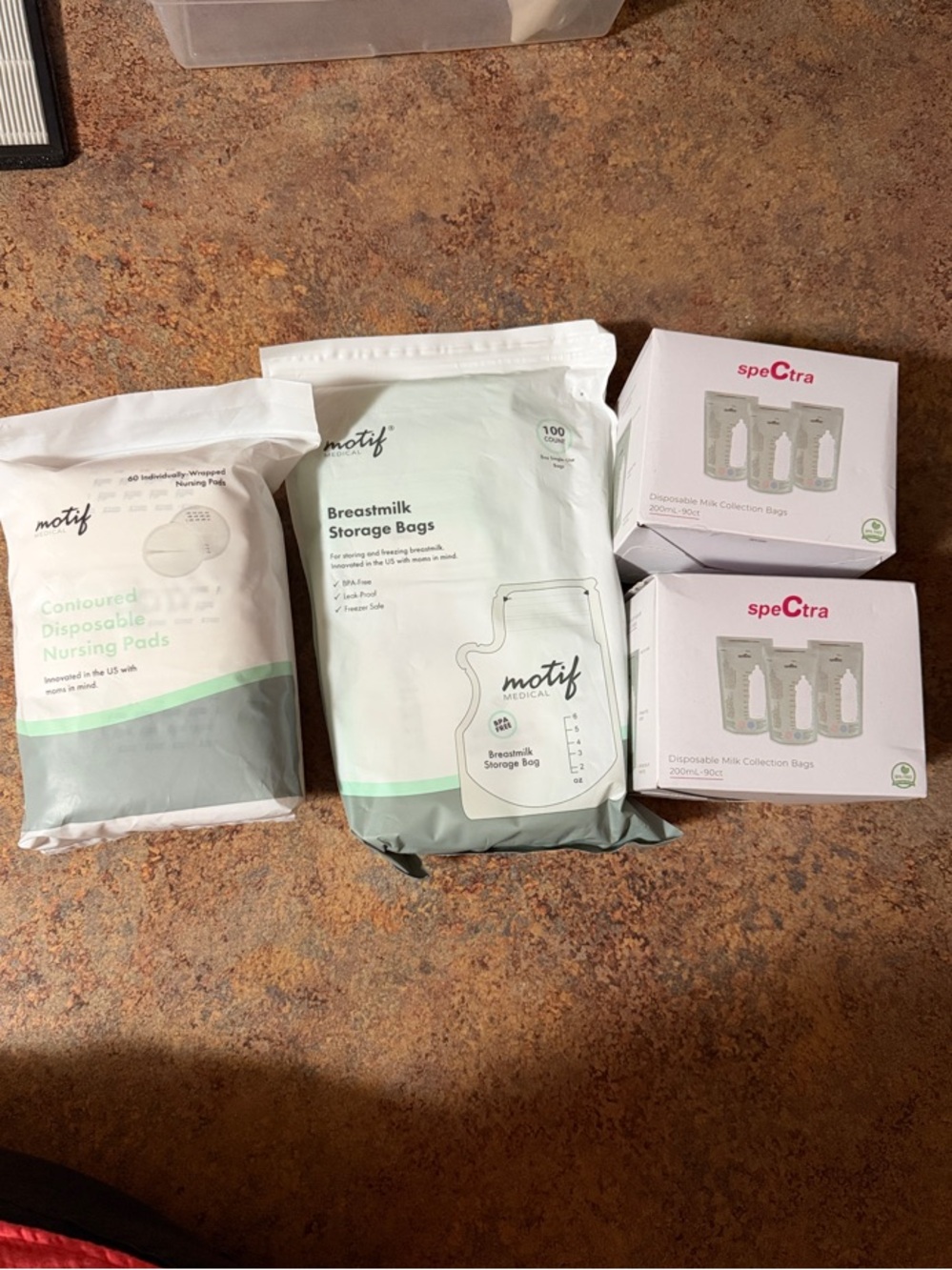 Breastfeeding/ pumping supplies